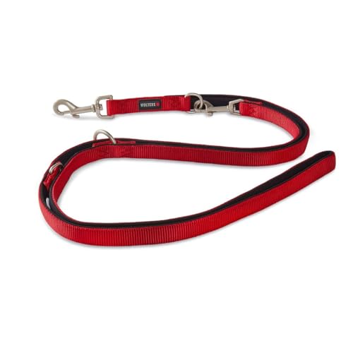 Wolters | Führleine Professional Comfort rot/schwarz | L 200 x B 1 cm von Wolters Cat & Dog