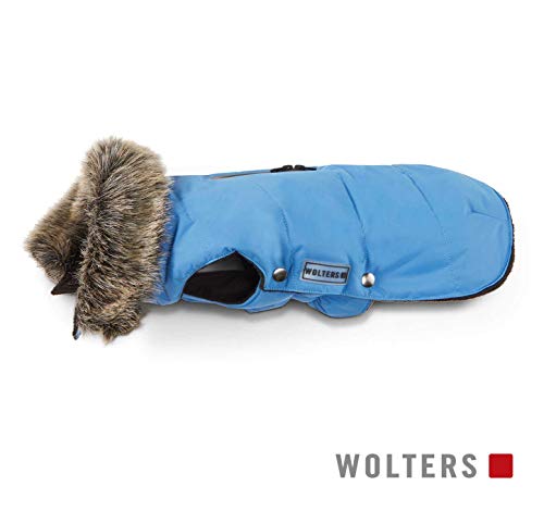 Wolters Parka mit Fellkragen Hundemantel Hundejacke Hundewinterjacke Welpenmantel Riverside Blue Blau XS bis XL von Wolters Cat & Dog