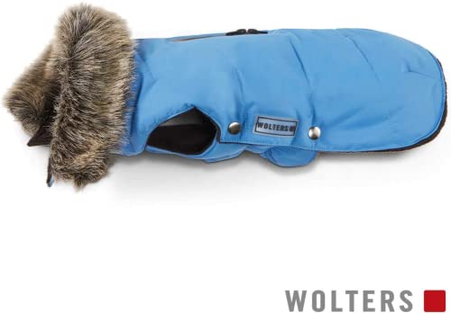 Wolters Parka mit Fellkragen Hundemantel Hundejacke Hundewinterjacke Welpenmantel Riverside Blue Blau XS bis XL von Wolters Cat & Dog