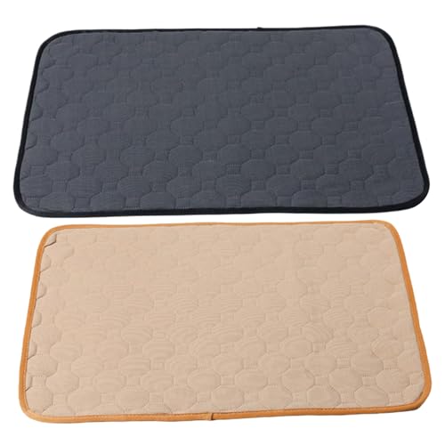 2pcs Pee Pads für Hunde, 26 x 20 Zoll Wasser-Absorben-Welpenpolster, waschbarer wiederverwendbarer Töpfchen-Trainingspads, Nicht-Slip für Wurpeln, Töpfchen, Hausbrecher von Womsclo