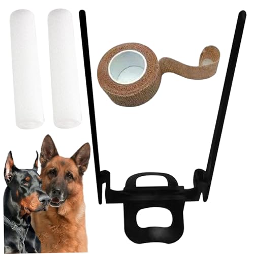 Womsclo Doberman Ohr -Posting -Kit Verstellbares Hundeohr -Posting -Kit ABS Hunde Ohr Eraktor Leichtes Riss resistentes Hundohr für Haustier von Womsclo