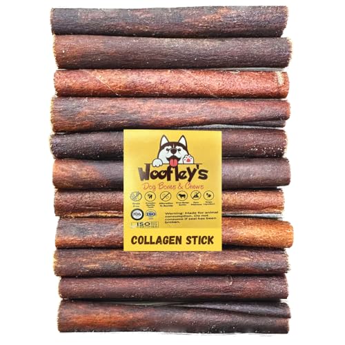 Woofley's 15,2 cm Kollagen-Sticks – 10 Stück – 95% Kollagenstäbchen von Woofley's