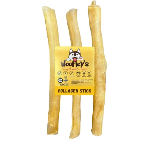 Woofley's Kollagen-Stick, 30,5 cm, rein, 3 Stück von Woofley's