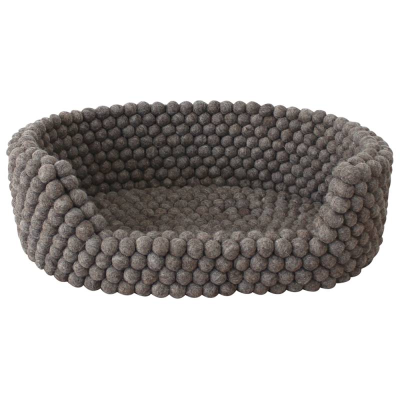 WOOLDOT Hundebett Pet Basket chestnut brown, Gr. S, Maße: ca. 40 x 25 cm von Wooldot