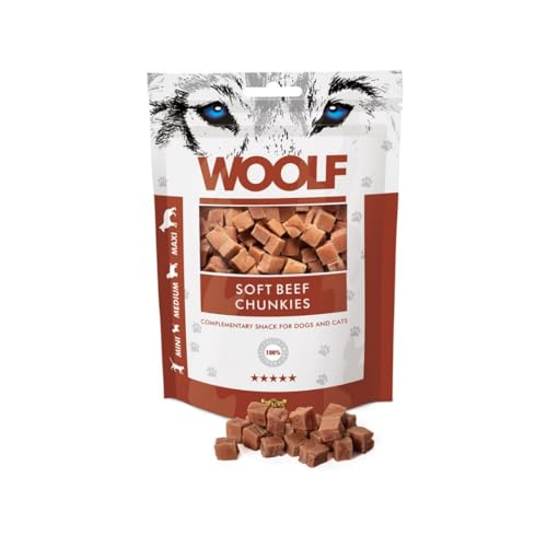 Woolf Sparpack, 10 x 100 g – Leckerlis, natürliche Leckereien für Hunde von Woolf