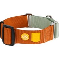 Woolly Wolf Halsband Color Block Martingale Terracotta Mix L von Woolly Wolf