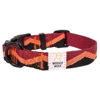 Woolly Wolf Halsband Peaks Cranberry L von Woolly Wolf