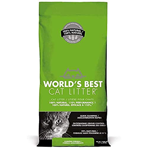 World's Best Cat Litter, klumpend, biologisch abbaubar, Original 12,7 kg von World's Best Cat Litter