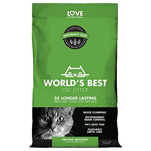 World 's Best Katzenstreu klumpend Formel, 14-Pound Tasche von World's Best Cat Litter