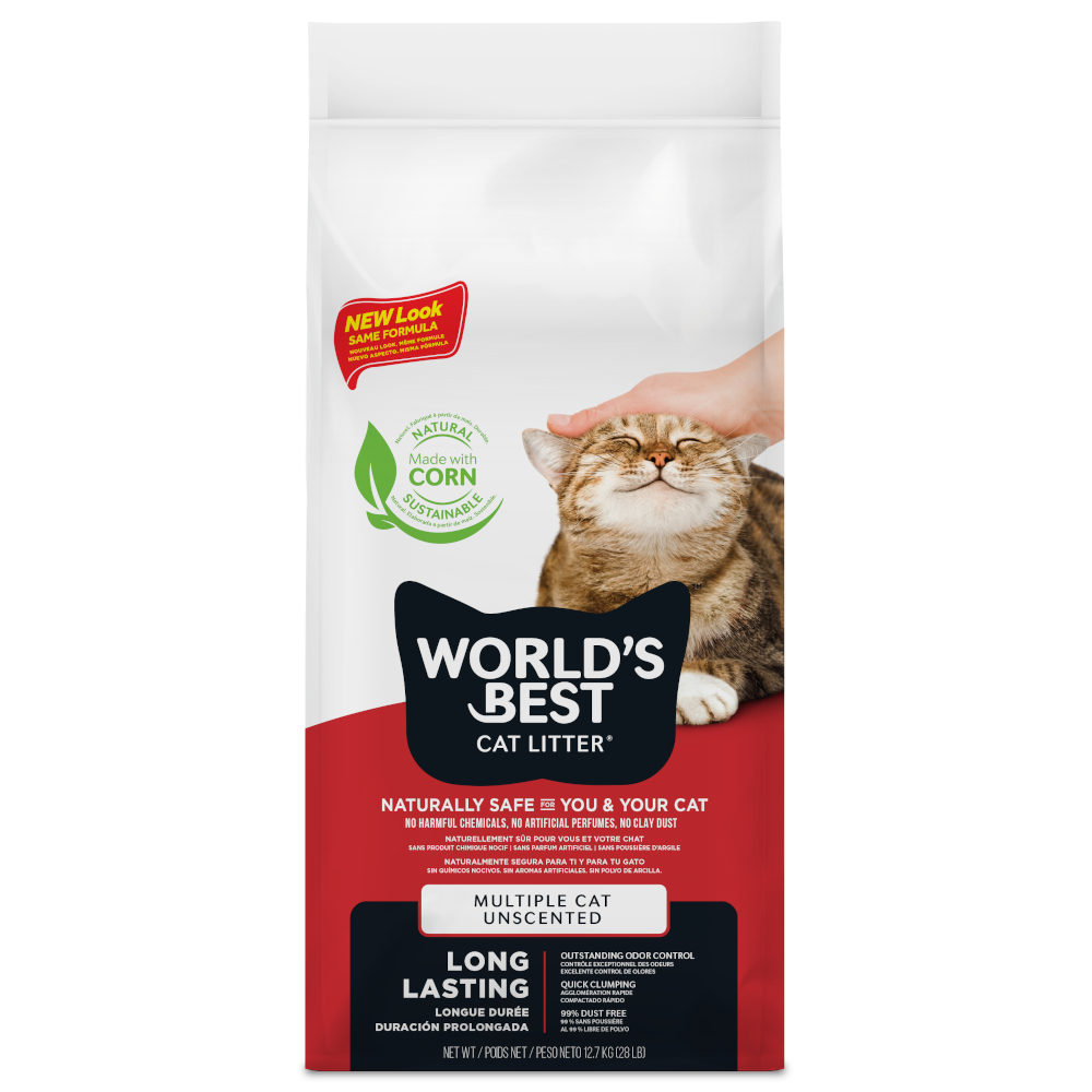 World‘s Best Cat Litter Multiple Cat Parfümfrei - 12,7 kg von World's Best