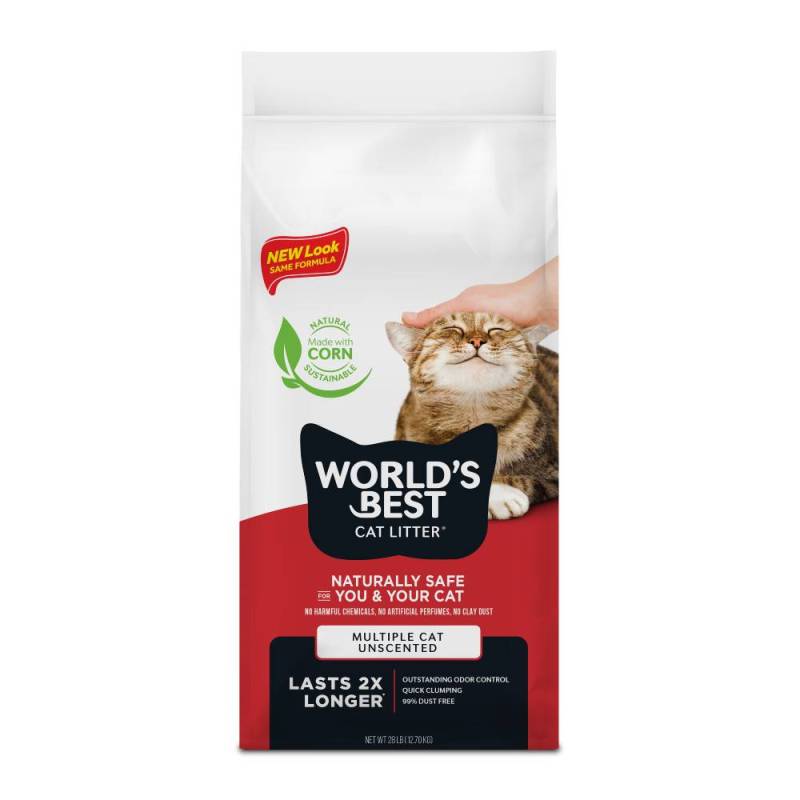 World‘s Best Cat Litter Multiple Cat Parfümfrei - 12,7 kg von World's Best