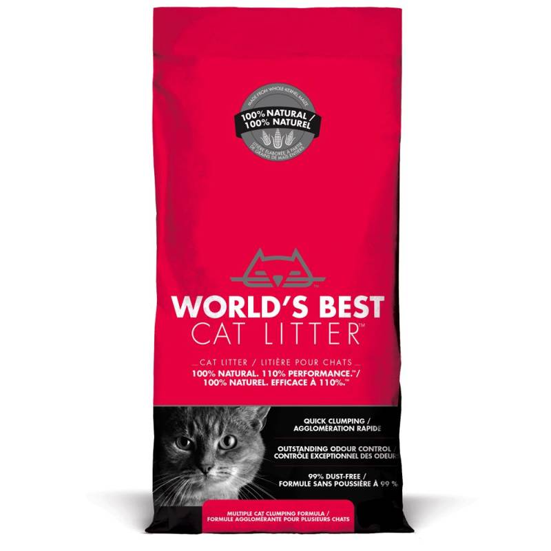 World‘s Best Cat Litter Multiple Cat Parfümfrei - 6,35 kg von World's Best