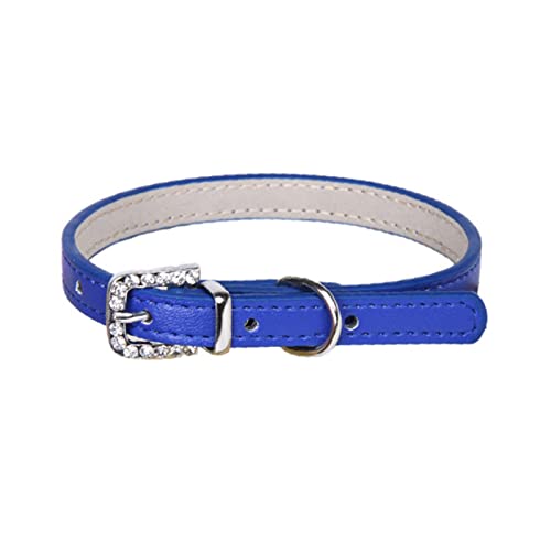 Worparsen Haustier-Halskette Unisex-Hunde-Hals-Halsband-Nicht klebrige Haar-Kleidung Dunkelblau S von Worparsen