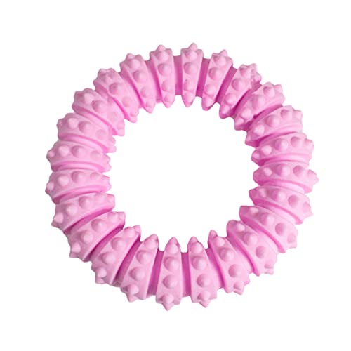 Worparsen Molar Toy Bulge Point Stress Release Hund behandeln Spielzeug reduzieren Druck unzerstörbar Rosa von Worparsen