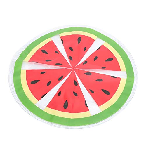 Wosune Fruchtmuster Runde Kühler Matte Hund EIS Pad, Faltbare Hund Kühlmatte, Sommer für Home Travel(Watermelon) von Wosune