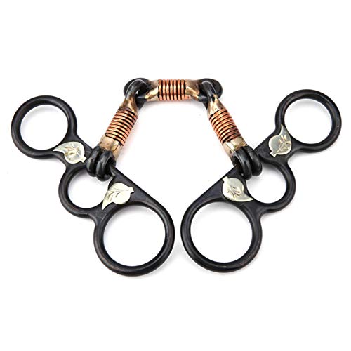 Wosune Gag Snaffle Bits, Equestrian Bit Horse Chew Equestrian Loose Horse Bit Edelstahl für Edelstahldraht für Full Cheek Snaffle Bit von Wosune