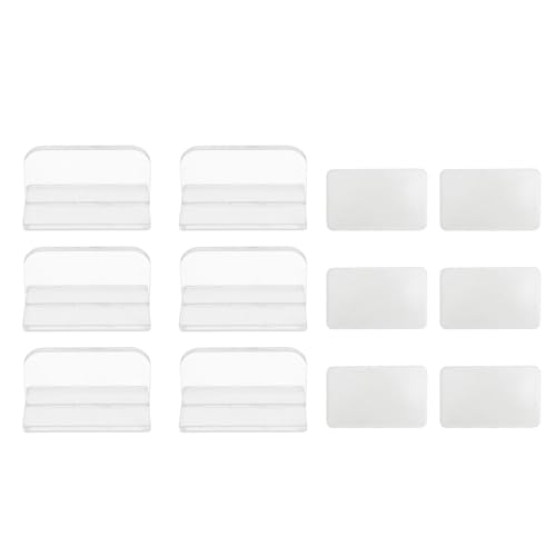 Woteenore 6pcs Aquariumabdeckung Griff sicherer Griff verlängerter Acrylaquarium -Deckelzuggriff für Zuhause von Woteenore