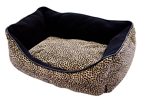 Wouapy 216811R Sofa Prestige Hundebett, Leopard für Hunde Medium von Wouapy