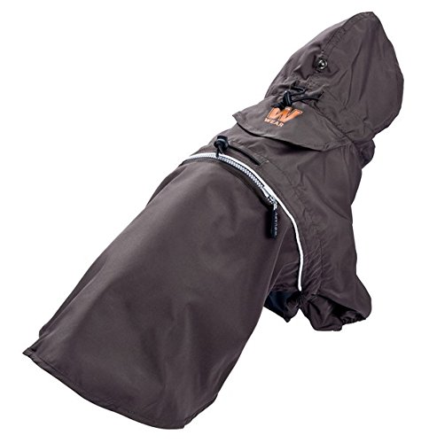 Wouapy 707350 braun, brauner Hunde Regenmantel, Windbreaker, Größe 50 von Wouapy