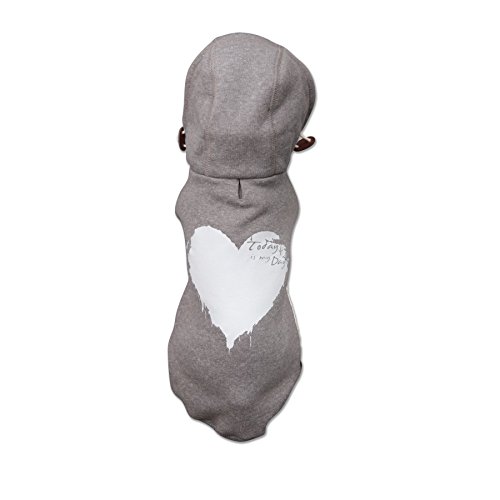 Wouapy 714834 Hoodie für HundGröße 34, grau von Wouapy