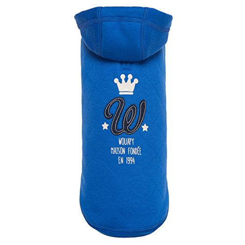 Wouapy 718932 Hoodie für Hund, Größe 32, blau von Wouapy