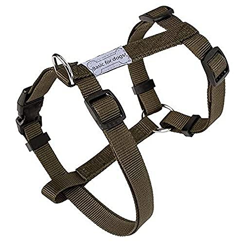 Wouapy Hundegeschirr Basic Line, 74/117 cm, Khaki von Wouapy