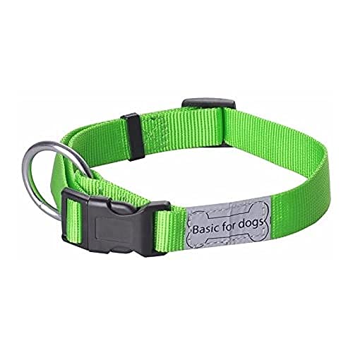 Wouapy Hundehalsband Basic Line Wouapy, 25 / 40 cm, Grün von Wouapy