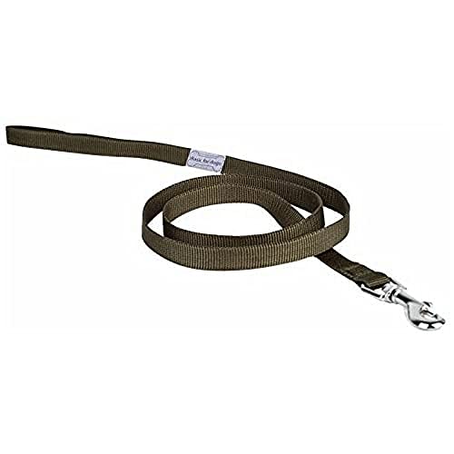 WOUAPY Hundeleine, 15 mm x 1 m, Khaki für Hunde von Wouapy