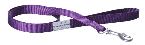 Wouapy Hundeleine Basic Line 40mm/50cm violett von Wouapy