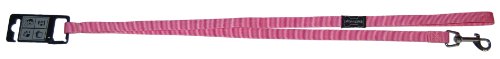 Wouapy Hundeleine Basic Line, 3 Positionen, 25 mm x 2 m, Rosa von Wouapy