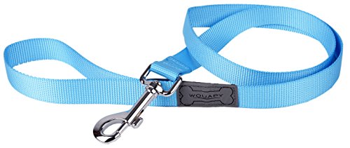 Wouapy Leine Basic Line, Leine für Hunde von 40 mm x 50 cm blau von Wouapy