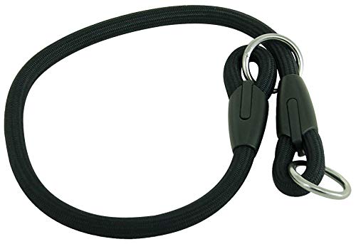 Wouapy Strangler Hundehalsband Mountain Rope, Schwarz, 60 cm lang von Wouapy