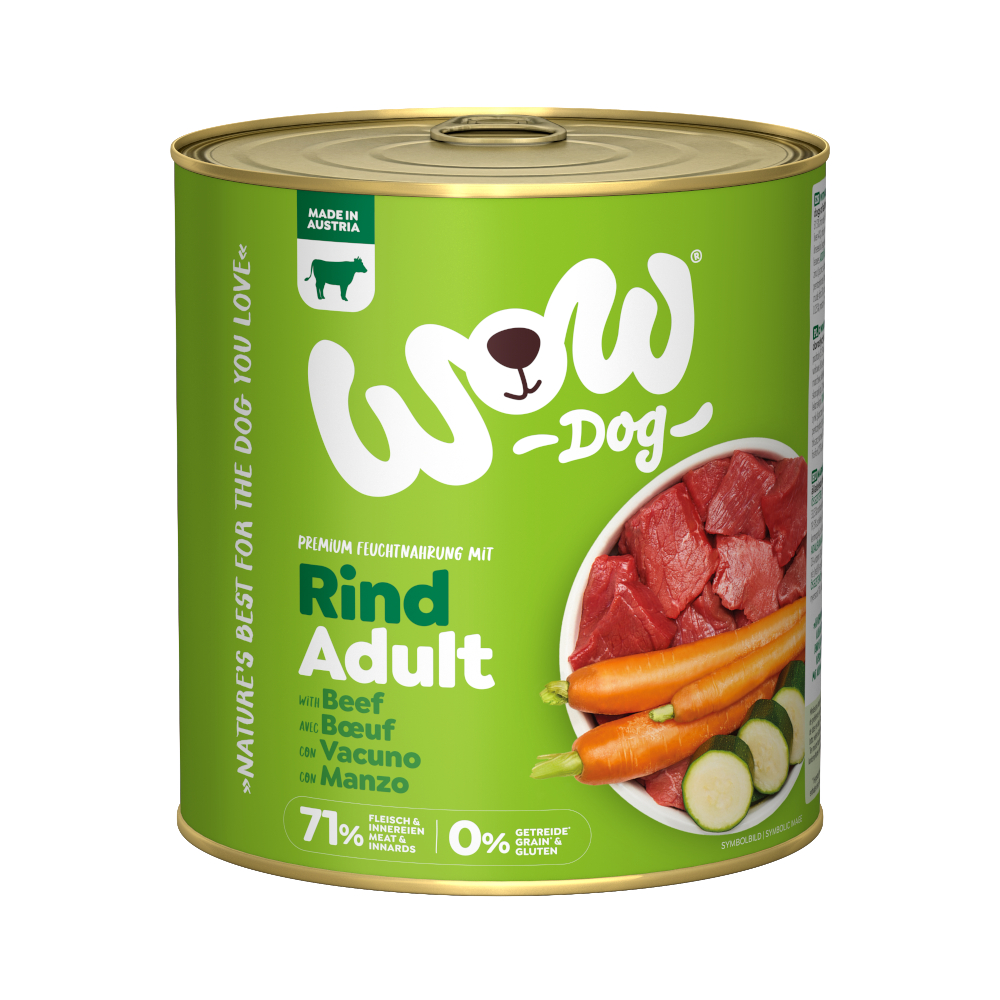 WOW Adult 6 x 800 g - Rind von Wow