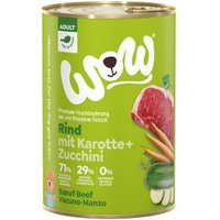 WOW Adult 6x400g Rind mit Karotte von Wow