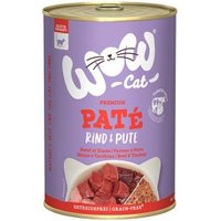 WOW Cat Adult 6x400 g Rind & Pute von Wow