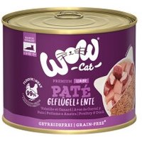 WOW Cat Senior 6x200 g Ente & Geflügel von Wow