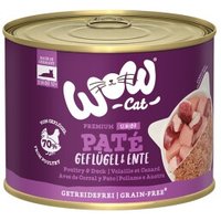 WOW Cat Senior 6x200 g Ente & Geflügel von Wow