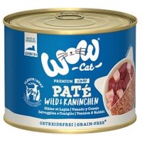 WOW Cat Senior 6x200 g Wild & Kaninchen von Wow