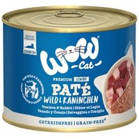 WOW Cat Senior 6x200 g Wild & Kaninchen von Wow