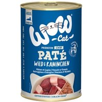 WOW Cat Senior 6x400 g Wild & Kaninchen von Wow