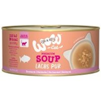 WOW Cat Suppe 12x70 g Lachs pur von Wow