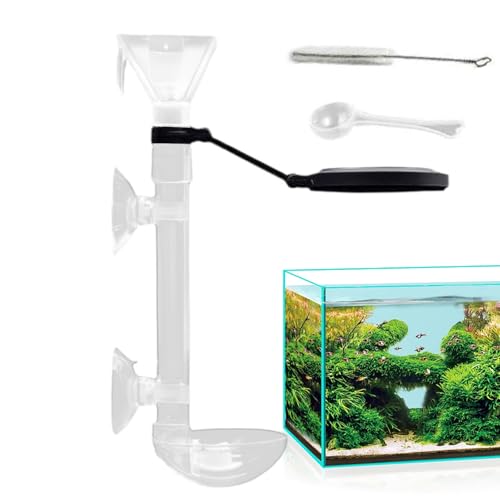 Fischbecken-Futterautomat | Aquarium Fischfütterungs Spender | Ausrichtbarer Teleskop-Futterautomat Für Urlaubszeit Schildkrötenfütterung Aquarium & Gartenteich Fischbecken-Futterautomat | Aquarium Fischfütterungs Spender | Ausrichtbarer Teleskop-Futterautomat Für Urlaubszeit Schildkrötenfütterung Aquarium & Gartenteich von Wpsagek