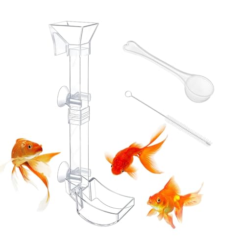 Garnelen-Futterschlauch, Fisch-Futterschlauch - Aquarium-Futterröhrchen-Set | Aquarium-Futterrohr-Set für Garnelen, Fische und andere Wassertiere von Wpsagek