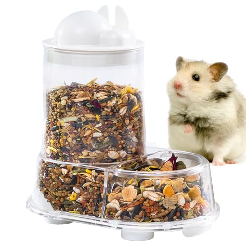 Kleintier-Futterspender - Automatische Hamsternapf Mit Großvolumigem Flaschenhalter - Trinkflaschenhalter Für Fütterung Leckerlibeutel Innen- & Außenbereich Mit Nistmaterial Und Kleintier-Futterspender - Automatische Hamsternapf Mit Großvolumigem Flaschenhalter - Trinkflaschenhalter Für Fütterung Leckerlibeutel Innen- & Außenbereich Mit Nistmaterial Und von Wpsagek