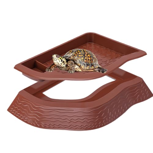 Schildkröten Wasserschüssel - Kleine Badeschale Für Reptilien - Landschafts Futter Napf Für Gehege Terrarium Einweichen Baden Habitat Sonnen Schildkröten Wasserschüssel - Kleine Badeschale Für Reptilien - Landschafts Futter Napf Für Gehege Terrarium Einweichen Baden Habitat Sonnen von Wpsagek