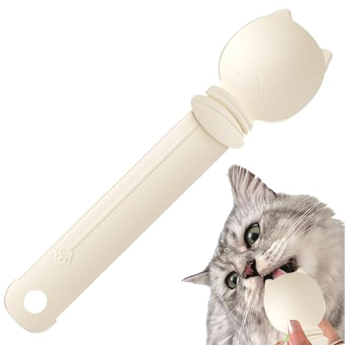 Wpsagek Nassfutterlöffel für Katzen, Quetschlöffel für Katzenriegel | Cat Strip Bar Squeeze Dispenser Löffel,Multifunktionaler, ableckbarer Leckerli-Futterspender für Katzen, Hunde, Welpen und kleine von Wpsagek