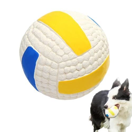 Wpsagek Quietschender Hundeball – lustiger, weicher Welpenkau-Sportball, quietschendes Spielzeug, Haustierzubehör, interaktiver Welpenball mit Quietsch-Sportball für kleine, mittelgroße und große von Wpsagek