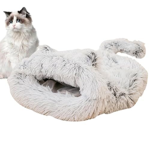 Wpsagek Winter Warm Katzenbett | Kätzchen Warm Höhle Bett Schlafsack | Winter Tasche Katzennest Winter Katzennest Bett Geeignet für Katzen und kleine Hunde von Wpsagek