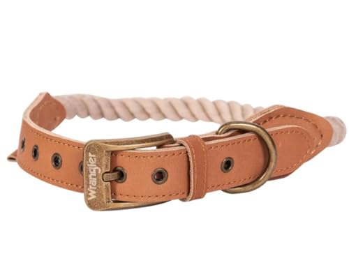 Wrangler LPCL00090I Hundehalsband, elfenbeinfarben, Größe L von Wrangler