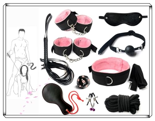 𝙨𝙚𝙭 𝙗𝙤𝙣𝙙𝙖𝙜𝙚 Nylon Würfel Yoga 10-teiliges Set, bequemes Pink, bringt Ihnen das perfekte Workout-Erlebnis! von WreGmgg